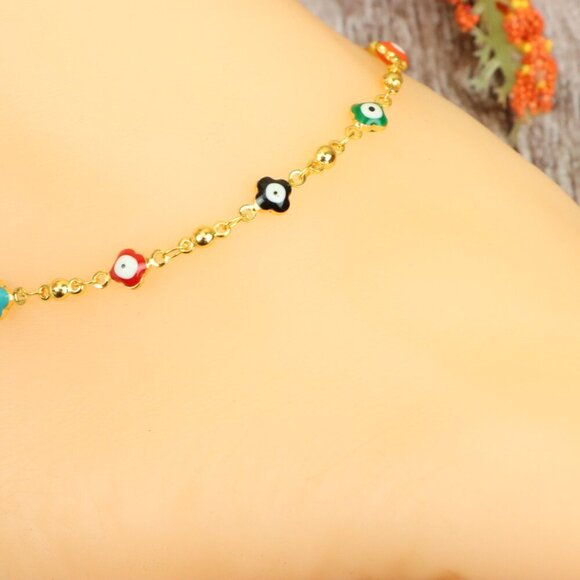 Dainty Anklet for Women – Elegant Everyday Jewelry & Perfect Gift | MLCRC1895 - Picture 9 of 10